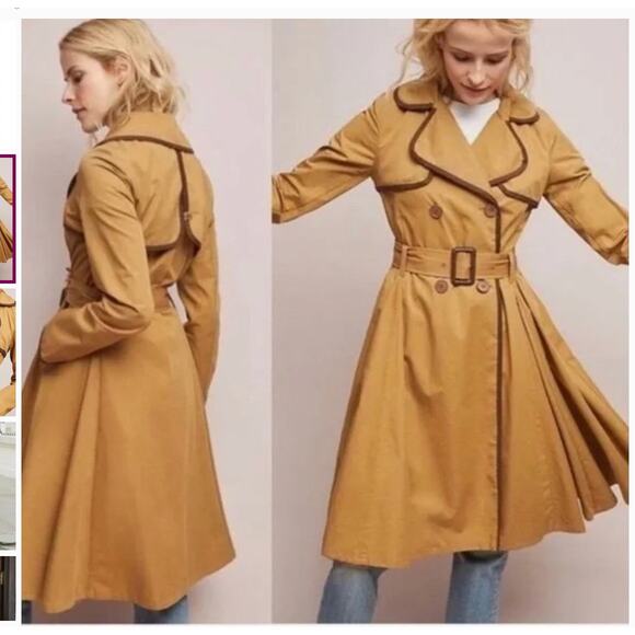 Anthropologie Jackets & Blazers - Anthropologie Ett.wa Marley Trench Coat Size 12